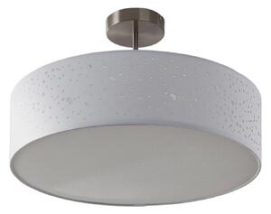 Stropné Lampa Lindby, Umma, stmievateľné, Biela, Obývacia izba, Tkanina / Textil, Moderný