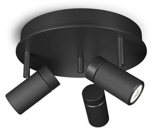 Stropné Lampa Herstal, Čierna, Obývacia izba, Kov