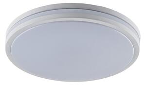 Stropné Lampa Lindby, Arnim, stmievateľné, Biela, Kúpeľňa, Plast, Moderný