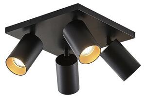 Stropné Lampa Arcchio, Brinja, stmievateľné, Čierna, Chodba, Hliník, Moderný