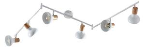 Stropné Lampa Lindby, Fridolin, stmievateľné, Biela, Kuchyňa, Kov, Moderný