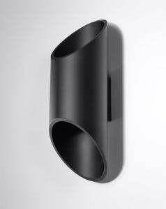Nástenné svietidlo Penne 2, 1x čierne kovové tienidlo