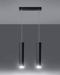 Sollux Lighting Závesná lampa - Lagos 2 - čierna