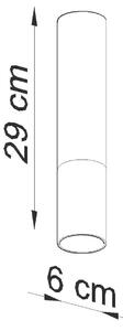Stropné svietidlo Loopez, 1x čierne kovové tienidlo, c