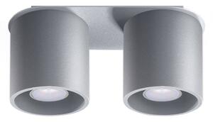 Stropné svietidlo Orbis, 2x sivé kovové tienidlo