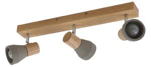 Stropné Lampa Lindby, Filiz, stmievateľné, Sivá, Spálňa, Betón, Škandinávsky