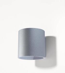Nástenné svietidlo Orbis, 1x sivé kovové tienidlo
