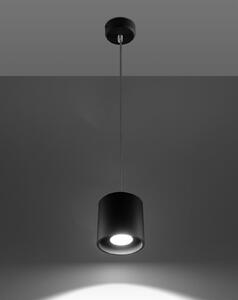Sollux Lighting Závesná lampa - Orbis 1 - čierna