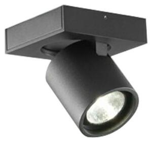 Stropné Lampa LIGHT-POINT, stmievateľné, Čierna, Obývacia izba, Hliník