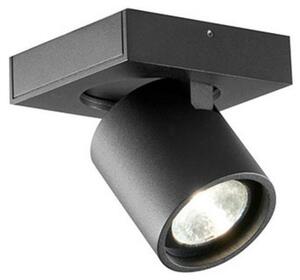 Stropné Lampa LIGHT-POINT, stmievateľné, Čierna, Obývacia izba, Hliník