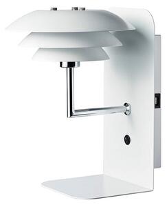 Nástenné Svietidlo Dyberg Larsen, DL20 USB Shelf, stmievateľné, Biela, Spálňa, Kov, Škandinávsky