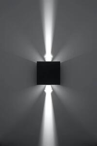 Sollux Lighting Nástenná lampa - Luca - čierna LED IP54