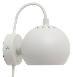 Nástenné Svietidlo FRANDSEN, Ball Magnet, Biela, Obývacia izba, Kov, Dizajnový