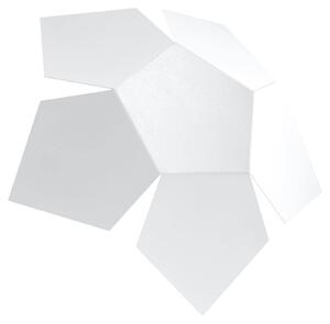 Nástenné svietidlo Penta, 1x biele kovové tienidlo