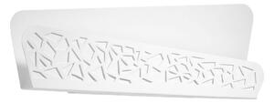 Nástenné svietidlo Aliza, 1x biele kovové tienidlo