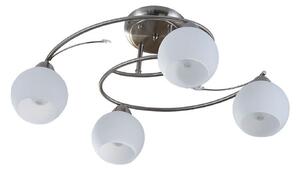 Stropné Lampa Lindby, Svean, stmievateľné, Sivá, Obývacia izba, Sklo, Moderný