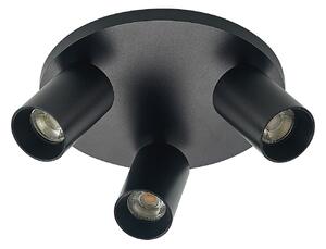 Stropné Lampa Arcchio, Brinja, stmievateľné, Čierna, Chodba, Hliník, Moderný