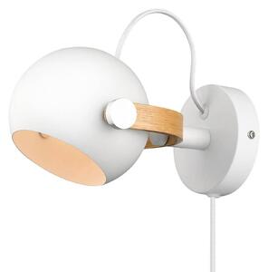 Nástenné Svietidlo Halo Design, Biela, Sklo