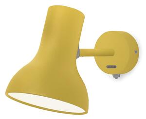 Nástenné Svietidlo Anglepoise, Type 75 Mini, stmievateľné, Žltá, Obývacia izba, Kov, Dizajnový