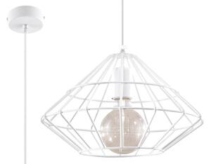 Sollux Lighting Závesná lampa - Umberto - biela