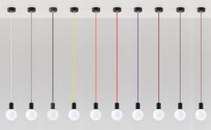 Sollux Lighting Závesná lampa - Edison - čierna