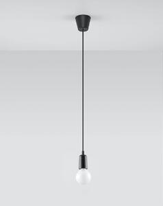 Sollux Lighting Závesná lampa - Diego 1 - čierna
