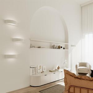 Sollux Lighting Nástenná keramická lampa - Atena - biela