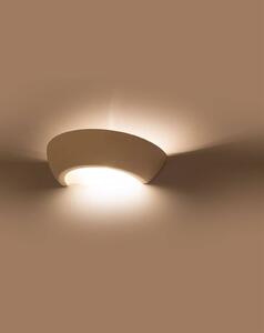 Sollux Lighting Nástenná keramická lampa - Oskar - biela
