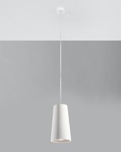 Závesné svietidlo Gulcan, 1x biele keramické tienidlo