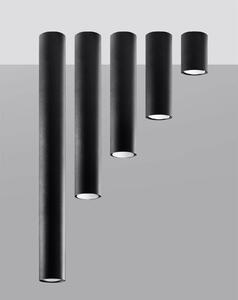Stropné svietidlo Lagos, 1x čierne kovové tienidlo, (20 cm)