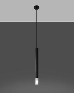 Sollux Lighting Závesná lampa - Wezyr 1 - čierna
