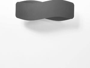 Nástenné svietidlo Tila, 1x čierne kovové tienidlo, (40 cm)