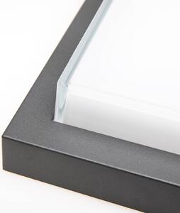 CMD LED nástenné svetlo 9150 bez senzora, dĺžka 24 cm, IP54, Čierna, Kúpeľňa, Hliník, Moderný, Nástenné svietidlo