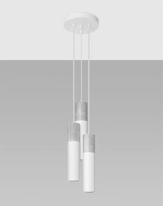 Sollux Lighting Závesná lampa - Bergio 3P - biela