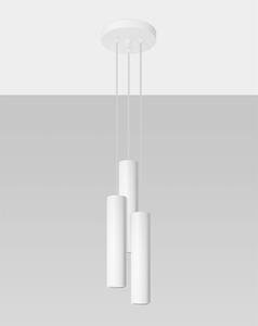 Sollux Lighting Závesná lampa - Lagos 3P - biela