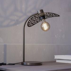 EGLO Stolová lampa SWABY, bronzová, výška 47 cm, kov, E27, Hnedá / staromosadz, Obývacia izba / jedáleň, kov, Stojacie svietidlo