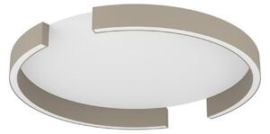 EGLO Stropné LED svetlo COPERTINO, béžové, Ø 45 cm, kov,, Krémová / jantárovo žltá, Obývacia izba / jedáleň, kov, Závesné svietidlo