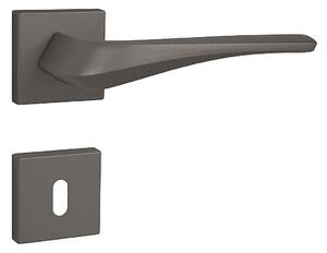 Dverové kovanie MP FO - MINERVA - HR (Hnedá matná), kľučka-kľučka, WC kľúč, MP Hnedá