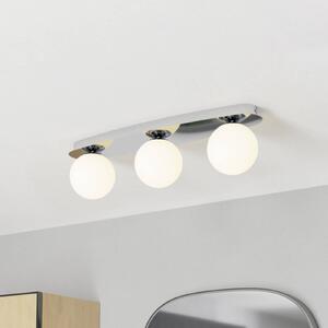 EGLO Stropné svietidlo CASTROVIDO, chróm, 58 cm, 3-pl. IP44, G9-LED, Chrómová / strieborná, Obývacia izba / jedáleň, kov, Stropné svetlo