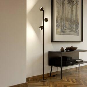 EGLO Stojacia lampa BIMEDA 1, bronzová, výška 140 cm, 3-pl., Hnedá / staromosadz, Obývacia izba / jedáleň, kov, Stojaca lampa