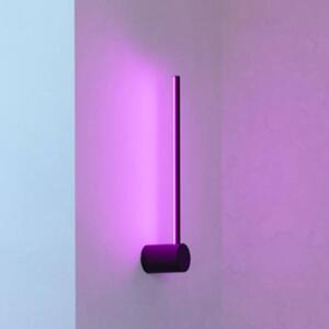EGLO connect inteligentné LED nástenné svetlo FLATRON-Z, čierna, 48 cm, Čierna, Obývacia izba / jedáleň, kov