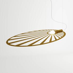 Thoro Lighting Závesná lampa - Lehdet zlatá