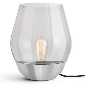 Stolové Lampa New Works, Bowl, Sivá, Obývacia izba, Kov, Dizajnový