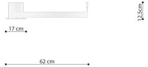 Stropné svietidlo RIO 55 biele 3000K