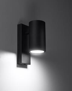 Sollux Lighting Nástenná lampa - Utti - čierna