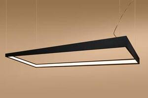 Thoro Lighting Stropná závesná lampa - Tuula L - čierna 3000K