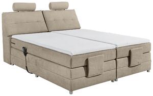 BOXSPRINGOVÁ POSTEĽ, 180/200 cm, piesková MID.YOU - Online Only spálne, Online Only