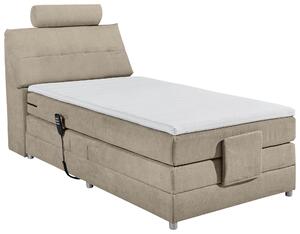 BOXSPRINGOVÁ POSTEĽ, 120/200 cm piesková MID.YOU - Online Only spálne, Online Only