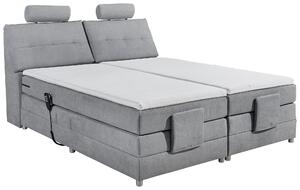 BOXSPRINGOVÁ POSTEĽ, 180/200 cm, svetlosivá MID.YOU - Online Only spálne, Online Only