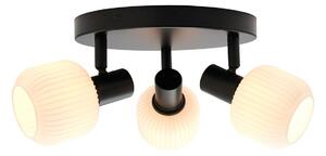 Stropné Lampa Nordlux, Milford Mini, stmievateľné, Čierna, Obývacia izba, Kov